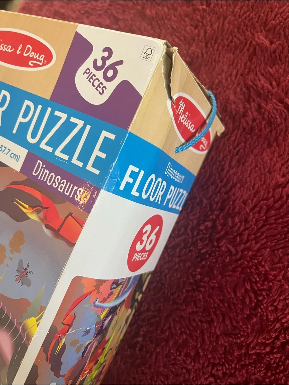 Melissa & Doug 36 piece dinosaur floor puzzle